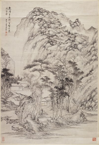 Landschap in de Orthodoxe Manier door Chen Wang