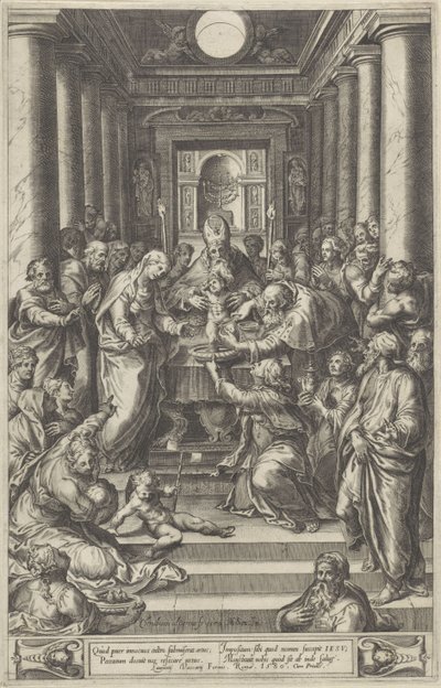 Besnijdenis van Christus door Cherubino Alberti