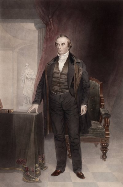 Portret van Daniel Webster door Chester Harding