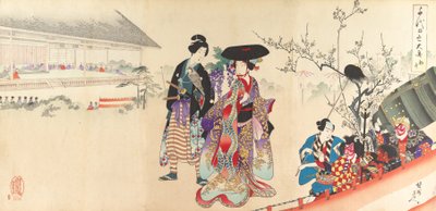 Chiyoda-kasteelalbum van vrouwen, 1895 door Chikanobu Yoshu