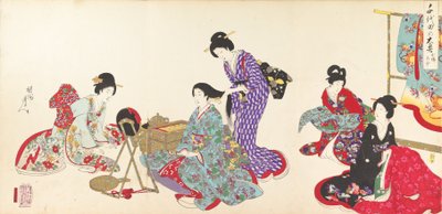 Chiyoda Kasteel Album van Vrouwen door Chikanobu Yoshu