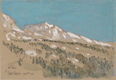 Mt. Hood door Childe Frederick Hassam