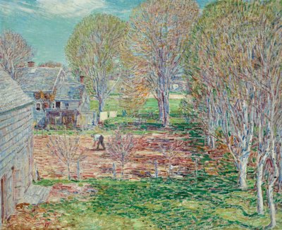Lente planten door Childe Frederick Hassam
