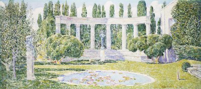 De Bartlett-tuinen, Amagansett door Childe Frederick Hassam