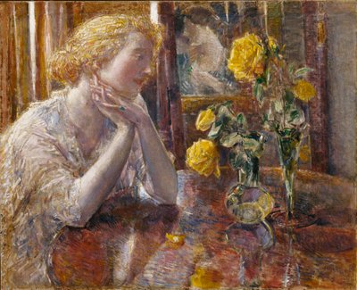 Maréchal Niel Roses door Childe Hassam