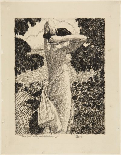 Midzomer door Childe Hassam