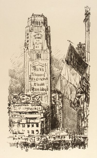 Boeket New York door Childe Hassam