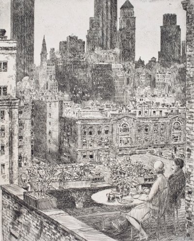 New York, voorjaar 1931 door Childe Hassam