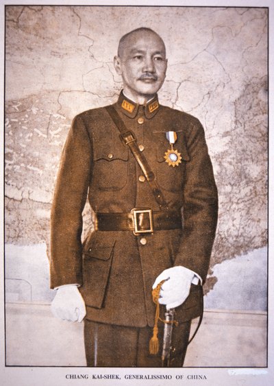 Generalissimo Chiang Kai-Shek door Chinese Photographer