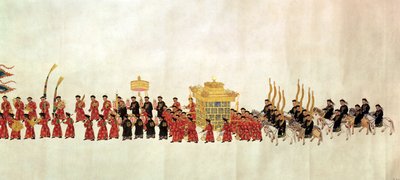 Een Keizerlijke Processie door Chinese School