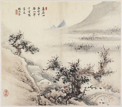 Landschap door Chinese School