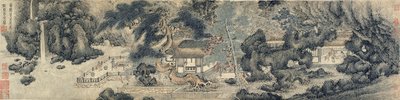 De Hal van Ouderlijke Gemak, Ming of Qing-dynastie, mogelijk 17e eeuw door Chinese School