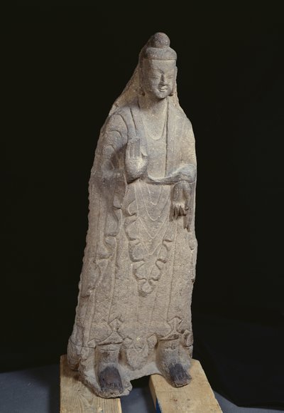 Beeld van de Boeddha Sakyamuni, Noordelijke Wei-dynastie, c.386-534 door Chinese School Chinese School