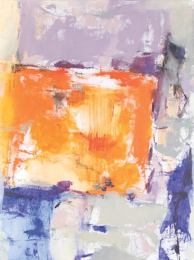 Abstracte compositie, Vipassana serie, 2018 door Ching Fun Tso