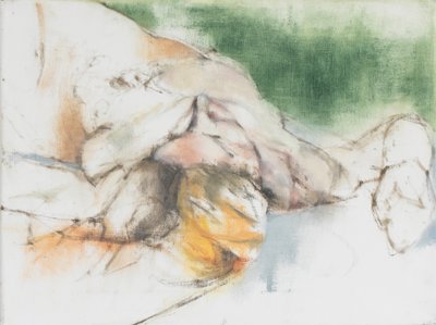 Maria, studie levend schilderij, 2018, (olieverf op linnen doek) door Ching Fun Tso
