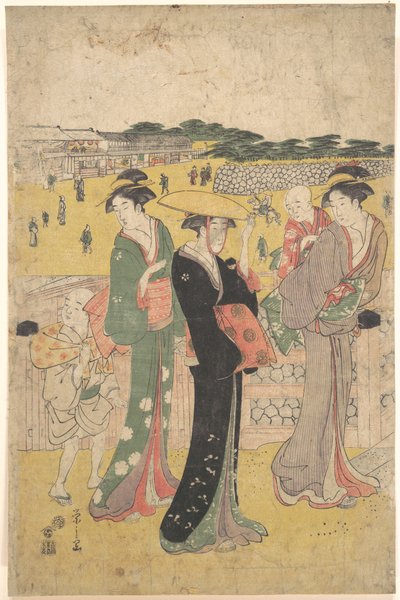 Prent door Chobunsai Eishi