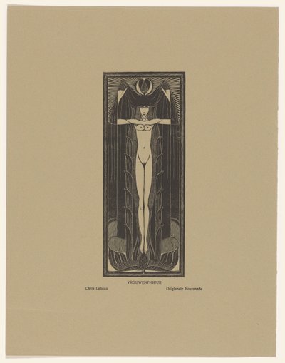 Vrouwenfiguur door Chris Lebeau