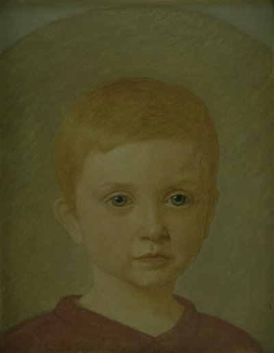 Portret van de zoon van de kunstenaar, Peter door Christen Købke