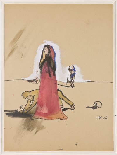 Scène met personages, c.1934 door Christian Bérard