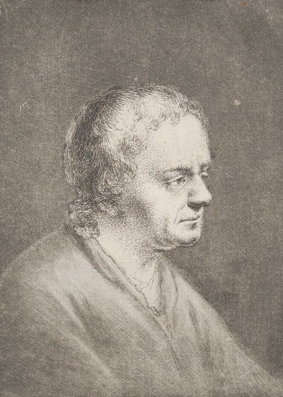 Portret van Christian Bernhard Rode, de Vader van de Kunstenaar door Christian Bernhard Rode
