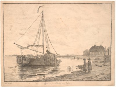 Stranden bij Nordby op Fanø door Christian Blache