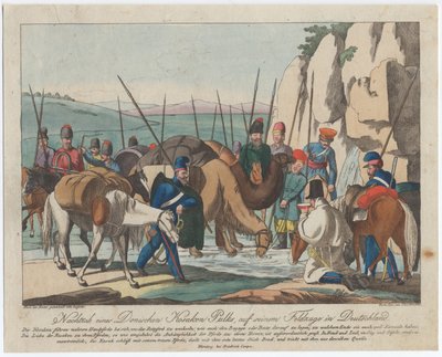 Don Kozakken rusten in Duitsland door Christian Gottfried Heinrich Geissler