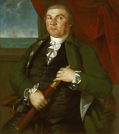 Kapitein David Coats, ca.1775 (olieverf op doek) door Christian Gullager