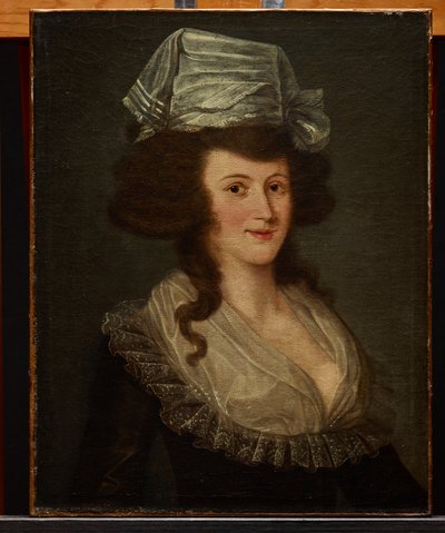 Portret van een vrouw door Christian Gullager