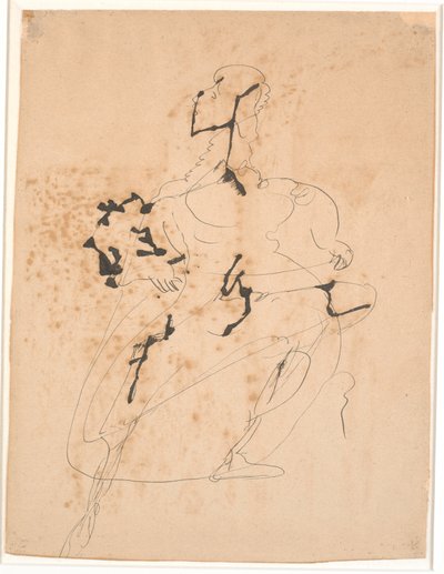 Staande vrouwenfiguur door Christian Kongstad Petersen