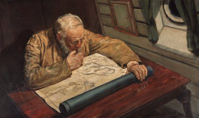 In Het Kaartenhuis door Christian Krohg