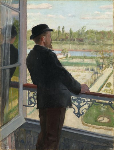 Portret van de Zweedse schilder Karl Fredrik Nordström (1855-1923) 1882 door Christian Krohg