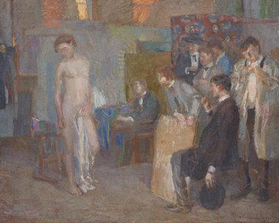 Atelierscène door Christian Landenberger