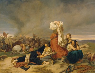 De Slag bij Lipany op 30 mei 1434, 1868 door Christian Ruben