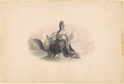 Ontwerp voor een Embleem van de Verenigde Staten van Amerika door Christian Schussele