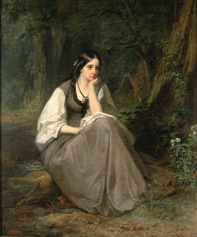 Evangeline door Christian Schussele