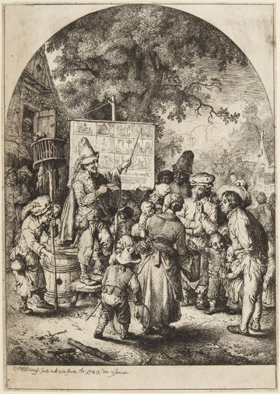 De balladezanger door Christian Wilhelm Ernst Dietrich