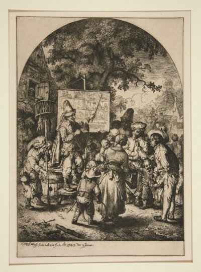 De kwakzalver door Christian Wilhelm Ernst Dietrich