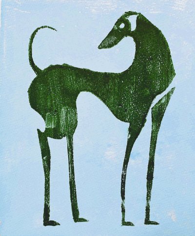 Elegante woestijnhond door Christina Misuro