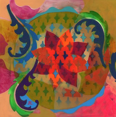Meditatie 9 Transfiguratie, c 2017 door Christina Saj