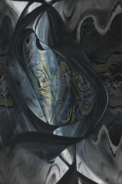 Abstracte vloeistofbeweging door Christina Sillen