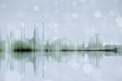 Dromerige weerspiegeling van de stad door Christina Sillen