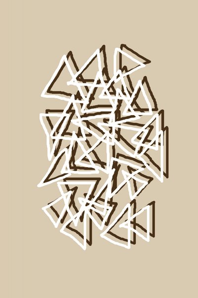 Dynamische geometrische driehoeken door Christina Sillen