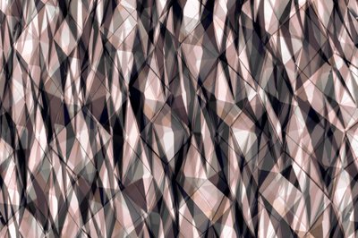Gefacetteerde geometrische lagen door Christina Sillen