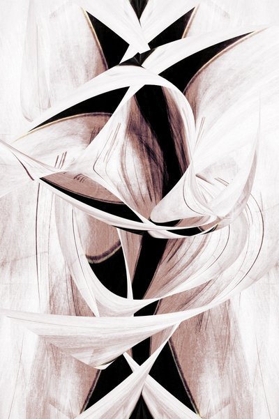 Vloeiende abstracte vormen door Christina Sillen