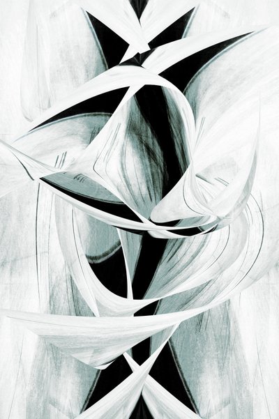 Vloeiende abstracte vormen door Christina Sillen