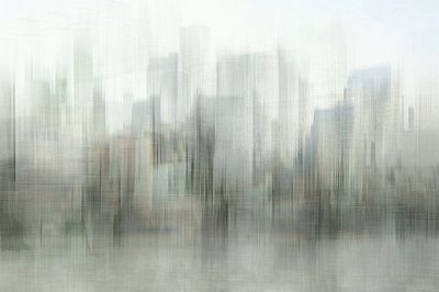 De skyline van Misty City door Christina Sillen