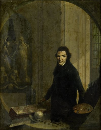 Zelfportret door Christoffel Frederik Franck