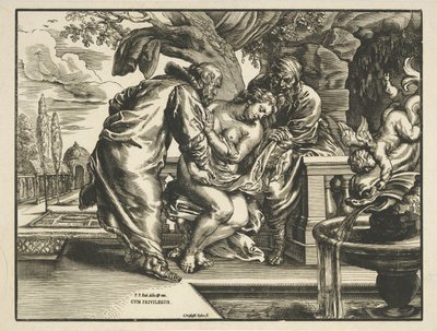 Susanna en de ouderlingen door Christoffel Jegher