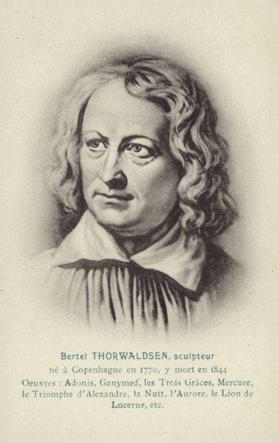 Bertel Thorvaldsen, Deense beeldhouwer door Christoffer Wilhelm Eckersberg