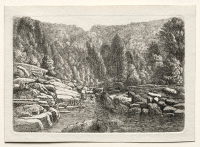 Water in de Bergen, ca. 1790-1800 door Christoph Nathe